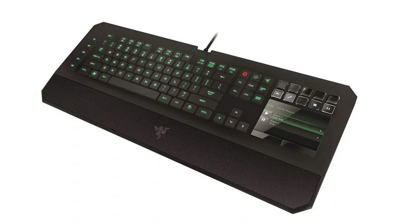 Razer Death Stalker Ultimate T1, Gaming Keyboard With A Touch Screen 